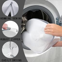 Schoenwaszak 2 Stuks - Waszak voor Schoenen en Sokken - Beschermende Cover met Rits - Perfect voor de Wasmachine - ShopVlot — thumbnail 3