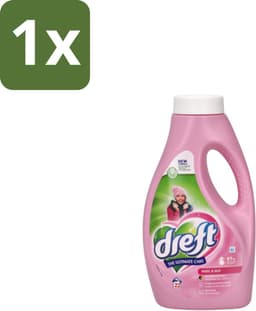 1 x Dreft – Vloeibaar Wasmiddel – Wol & Zijde – 22 Wasbeurten - Wol En Zijde Wasmiddel - Delicate Stoffen Wasmiddel - Mild Wasmiddel - Fijnwas - Handwas — thumbnail 1