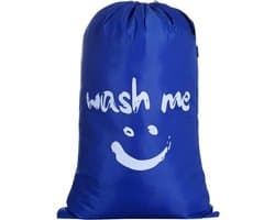 Grote Vouwbare Wasmand voor Reizen, Opvouwbare Opbergzak voor Vuile Was, 120L, Donkerblauw, Ideaal voor Kamperen en Buitenshuis Gebruik
