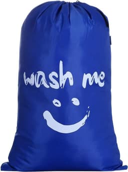 Grote Vouwbare Wasmand voor Reizen, Opvouwbare Opbergzak voor Vuile Was, 120L, Donkerblauw, Ideaal voor Kamperen en Buitenshuis Gebruik — thumbnail 1
