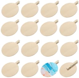 Dailygoods- Knijpers Miniatuur - Houten Knijpers - 50 Stuks - Ronde Klemmen - 5 x 5,8 cm - Duurzaam Hout - Houten Clips — thumbnail 1