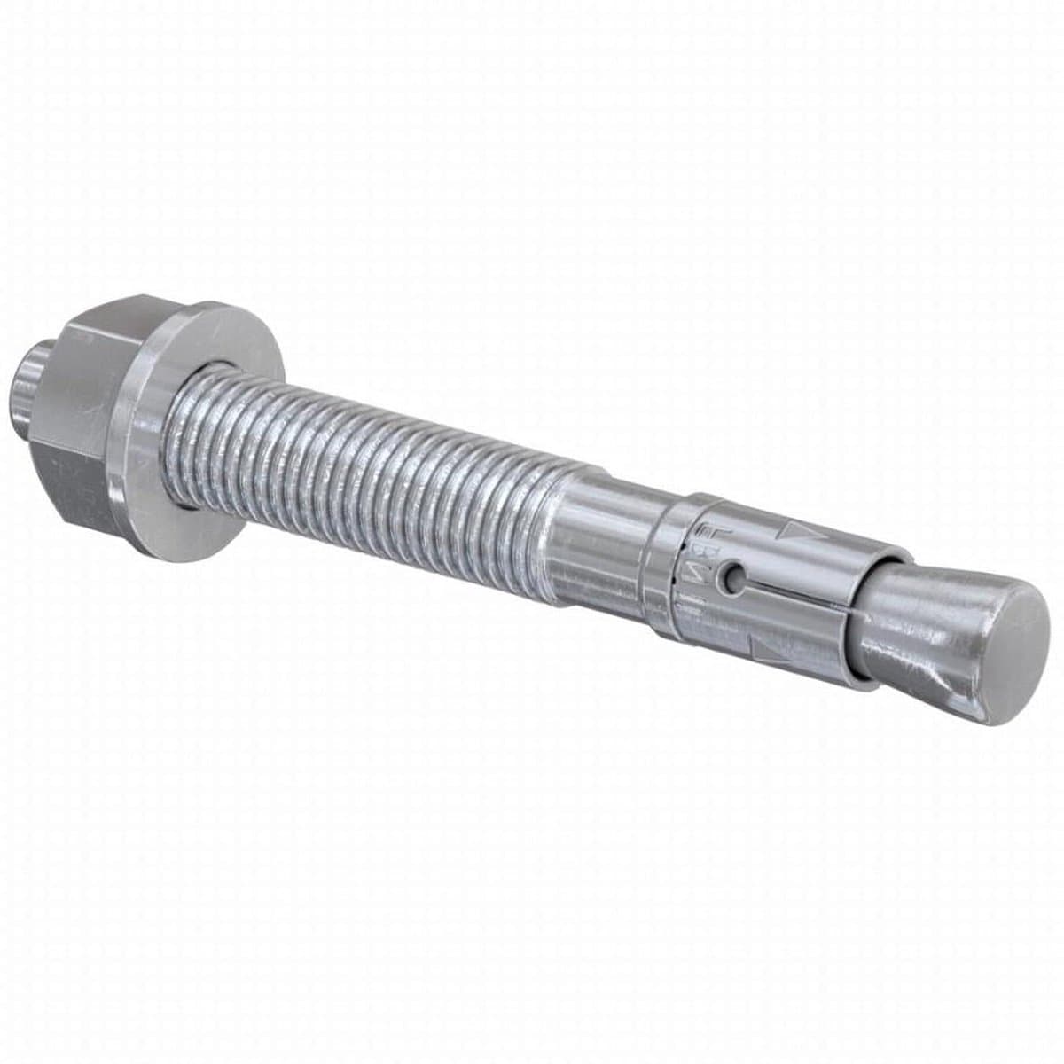 Boutanker FBN II - Stalen Anker Bevestigingsanker - Beton Bevestigen - Hoge Draagkracht - 10/10 x 50 mm - Grijs — afbeelding 1