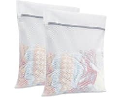 Set van 2 wasnetten voor wasmachine, 30 x 40 cm, waszak voor delicate kleding, lingerie, ondergoed, sokken, bescherming tegen vervorming