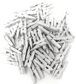 Houten Knijpers - Kleine Decoratie - Knutselprojecten Versieren - Milieuvriendelijk Materiaal - 100 Stuks - Groen — thumbnail 4