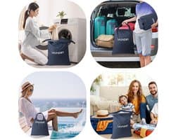 Set van 2 waszakken voor het organiseren van vuile was, natte en droge kleding, waszakken voor delicaat textiel