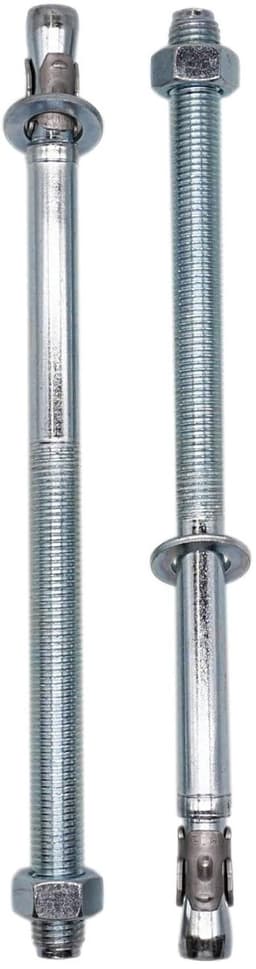 Wedge Anchors - Metaalpluggen Beton - Bevestigen in Steen - Verzinkt Staal - M16 x 300mm - Zilverkleurig — thumbnail 1
