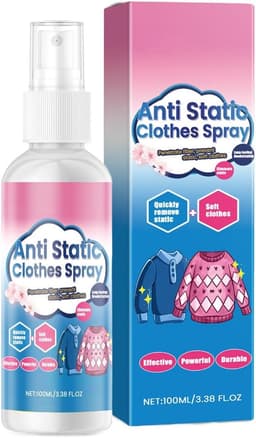 Antistatische spray - Textiel gladmaker - Kleding verzorgen - Direct werkend - 100 ml - Transparant — thumbnail 1