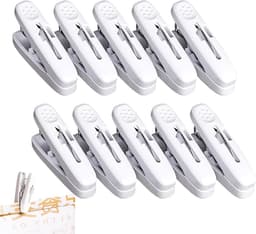 Kledingklemmen - Wasknijpers Clips - Kleding Drogen - Winddicht Antislip - 10 stuks - Wit — thumbnail 1