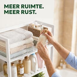 SnelShoppen - Wasmachinerek Bamboe - Rek boven Wasmachine - Toiletrek Hout - Duurzaam, Ruimtebesparend, Modern Ontwerp, Multifunctioneel voor Badkamer — thumbnail 5