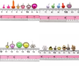 Dailygoods- Patroonklemmen 100 stuks - Mini Ronde Klemmen - Bevestigingsset - Kleurrijke Sluitklemmen - Lichtgewicht Metaal - Voor Knutselen/Scrapbooking - Brads — thumbnail 2