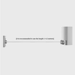 Waslijn - Droogrek - Buiten drogen - Ruimtebesparend ontwerp - 12 meter - Goud — thumbnail 2
