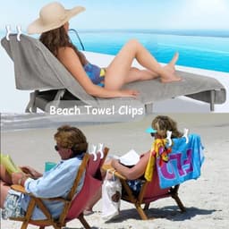10 stuks grote wasknijpers, handdoekklemmen, winddicht, strandlaken, clips, kunststof wasknijpers, strandhanddoekklemmen voor strand, zwembad, dagelijks wasgoed, badhanddoek — thumbnail 3