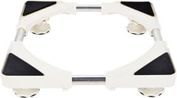 Wasemachine Onderstel - Apparaten Verhoger - Apparaten Plaatsen - Verstelbare Lengte Breedte - 7-9 cm Hoog - Wit — thumbnail 1