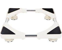 Wasemachine Onderstel - Apparaten Verhoger - Apparaten Plaatsen - Verstelbare Lengte Breedte - 7-9 cm Hoog - Wit