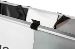 Lowander Wasmand 3 vakken - Wassorteerder 90 liter - Licht | Donker | Gekleurd - Opvouwbare Was Organizer met Aluminium Frame - Stevige Wasmand voor Vuile Was - Grijs — thumbnail 5