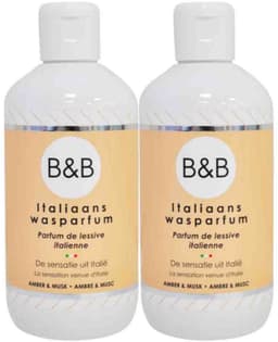 B&B Italiaanse Wasparfum Amber & Musk - 2 x 250 ml - Voordeelverpakking — thumbnail 2