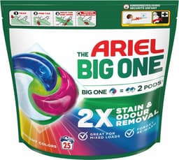 Ariel 3in1 Wasmiddel Pods The Big One Color - 3 x 25 stuks - Voordeelverpakking — thumbnail 1
