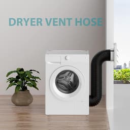Mrs. Jones Power Afvoerslang Ø 100 mm lengte 5 m flexibele pvc-aluminium buis ventilatieslang geluidsgeïsoleerde warmte-isolatie aluminium flexibele slang afvoerbuis voor afvoerluchtventiel UV-bestendig HVAC-systeem . — thumbnail 2