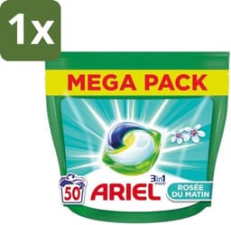 Ariel Original - Ochtenddauw - Wasmiddelcapsules - 3in1 Pods - Witte en Gekleurde Was - 50 Wasbeurten — thumbnail 2