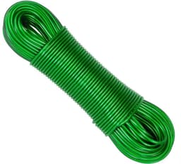 Sterke en Duurzame Stalen Waslijn op Rol, Transparant PVC Gecoat — thumbnail 2