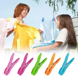 Wasknijpers 150 stuks - Antislip, Vuilafstotend, Winddicht, Perfect voor Kleding en Organisatie — thumbnail 2