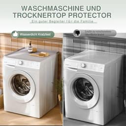 Siliconen Wasmachine-afdekking 60x50 cm - Antislip en Heavy Duty Onderlegger voor Droger en Keuken — thumbnail 2