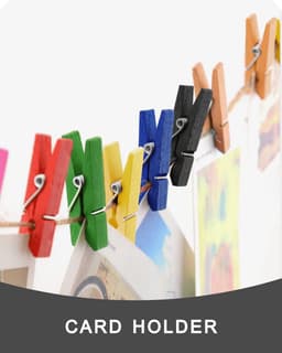100 Stuks Mini Houten Wasknijpers Zwart en Gekleurd voor Foto's en Knutselen met Jute Touw — thumbnail 5