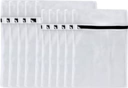 Wasnetjes, 10 stuks, waszakkenset, waszakken met ritssluiting, geschikt voor het wassen van bh's, ondergoed, sokken, leggings en babykleding (30*40 cm/40*50 cm). — thumbnail 1