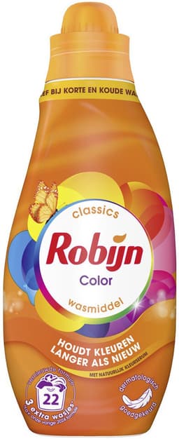 4 x Robijn – Vloeibaar Wasmiddel – Klein & Krachtig Classics Color - 665 ml - Kleurbehoud - Kleurherstel - Kleurserum - Wasmiddel Kleur - Wasmiddel Voor Gekleurd Was — thumbnail 5