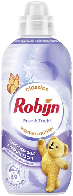 Robijn – Wasverzachter – Puur & Zacht – 780 ml - Voordeelverpakking - 4 stuks — thumbnail 4