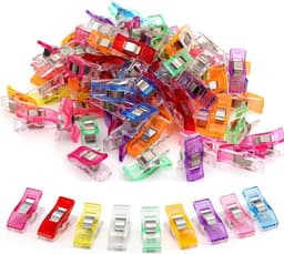 100 Stuks Multifunctionele Stofklemmen voor Naaien, Quilten en Knutselen — thumbnail 1