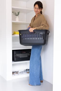 Brabantia Collect-It Wasmand - set van 2 - 40 l - Black — thumbnail 3