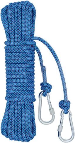 Waslijn Touw van 10M/15M/20M met Clips - Roestbestendig en Weerbestendig Touw voor Buitengebruik en Tuin — thumbnail 1