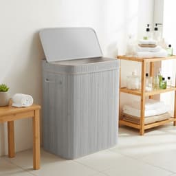 Wasmand - 40x60x30 cm - grijs — thumbnail 5
