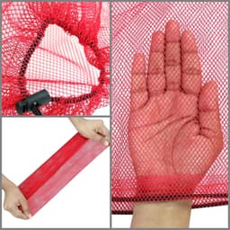 Allecto - Nylon Waszak met Trekkoord - Waszakken Set van 10 - Multifunctioneel - Blauw - Waszak voor Delicate Kleding - Geschikt voor Alle Wasmachines - 30 x 40 cm - Waszak voor Behoud van Kledingkwaliteit — thumbnail 3