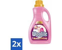 2 x Woolite Delicate - Vloeibaar Wasmiddel - Met Keratine - Wol, Zijde & Fijne Was - 25 Wasbeurten - 1,5L - Wolwasmiddel - Zijdewasmiddel - Delicate Was - Wasmiddel Voor Fijne Stoffen - Wasmiddel Voor Lingerie