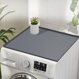 Lekbak Airco - Wasbak Apparaat - Vloer Beschermen - Draagbaar Siliconen - 60x60x1.7cm - Grijs — thumbnail 3