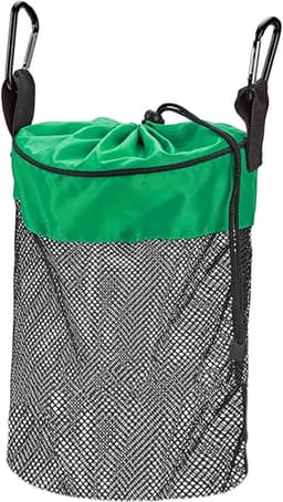 Wasknijperhouder - Wasknijpertas Hanger - Wassen Organiseren - Met Haken Trekkoord - 30x20cm - Groen — thumbnail 1