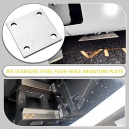 Allecto Plus - Anchor Plate van Roestvrij Staal voor Grondankers - Set van 2 Stuks — thumbnail 5
