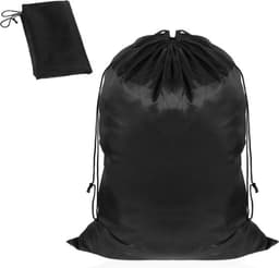 2 Stks Reizen Waszak voor Vuile Kleding - Grote Waszak 61 cm x 81 cm - Dubbele Trekkoord Organizer Tas - Thuis Kamp College Dorm Organisatie . — thumbnail 1