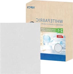 Witte Textielverf - Kledingverf Vellen - Kleding Opfrissen - Individueel Verpakt - 10 Vellen - Wit — thumbnail 1