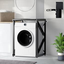 Wasmachine Ombouw - Opbouwmeubel - Kast Wasdroger - Meubel - montage gemak — thumbnail 2