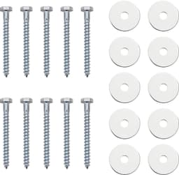 vidaXL - Aardanker - 10 - st - Ø10 - x - 30 - cm - Gegalvaniseerd - Metaal - zilver — thumbnail 4
