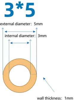 Store_8 - Peristaltische Pompslang - Siliconen Slang - Lange levensduur - 3 x 5 mm - Biowetenschappen - Flexibel en hittebestendig - Geschikt voor ... — thumbnail 2
