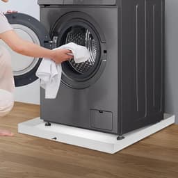 Opvangbak Wasmachine - Lekbak Droger - Voorkom Waterschade - Roestvrij Staal - 81x76x6.3 cm - Zilver — thumbnail 5
