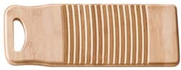Dailygoody - Hout Washboard - Antislip Wasserij Tool - Multifunctioneel - 40x15x1.8cm - Geschikt voor Kinderen - Handmatig Wassen - Wasruimte — thumbnail 1