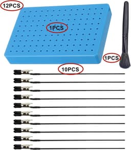 Krokodillenklemmen Set - Modelbouw Klemmen - Hobby Schilderen - Afneembare Clips - 10 Stuks - Blauw Zilver — thumbnail 5