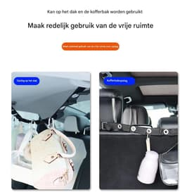 Reis Waslijn - Draagbare Ophanglijn - Kleding Drogen - Compact Opvouwbaar - 1 Meter - Veelkleurig — thumbnail 3