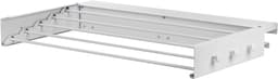 QUOVO® Wanddroogrek - Wasrek - Droogrek - Wit - 39cm x 80cm x 10cm — thumbnail 5