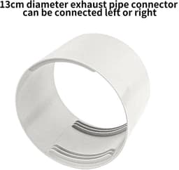 Dailygoods- Afvoerslang 150mm - Uitbreidingsbuis - Geschikt voor mobiele airco's - Verstelbaar - Connector - Duurzaam materiaal - Airco Slang — thumbnail 1